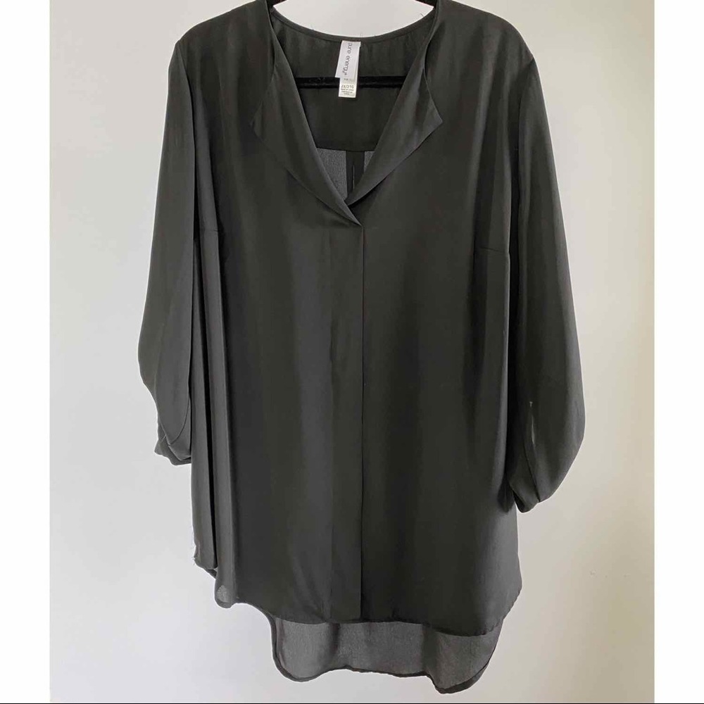 Black flowy blouse